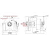 Novawinch HW-250/NH hydraulic winch schematic